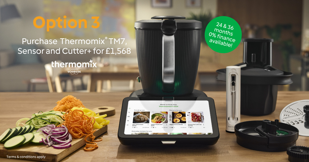 Thermomix TM7 with sensor and Cutter Plus complete bundle offer