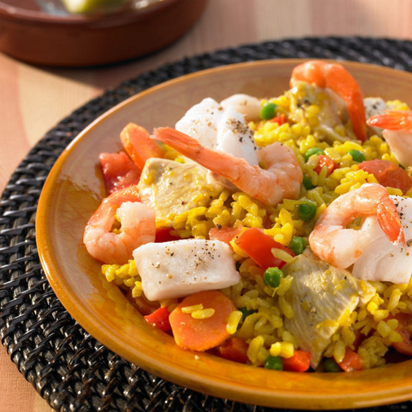 Rezept Paella mit Meeresfrüchten