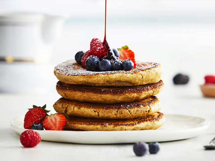 Pancake proteici alla banana 