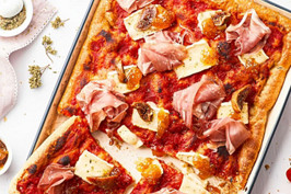 Pizza multicereales 