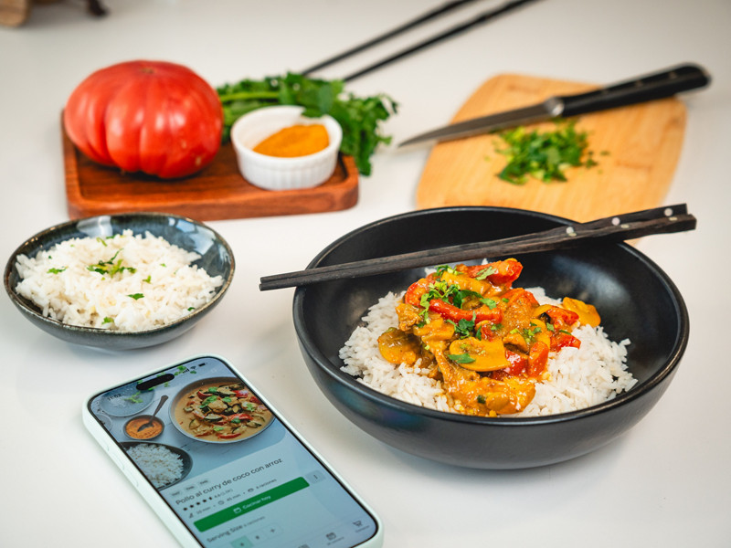  Thermomix® Thermomix® por el mundo recetas pollo al curry con Thermomix® 1