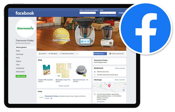 Strona na Facebooku Thermomix® 