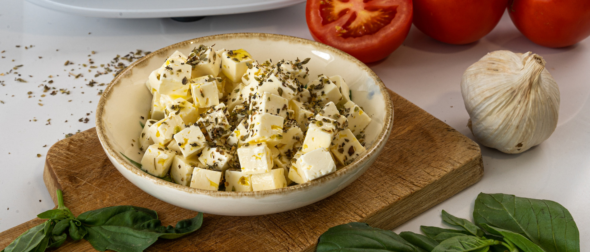 Queso vegano aceite hierbas 2