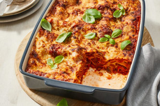Lasagne mit Auberginen-Bolognese