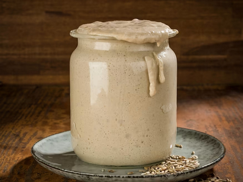 Scopri come rinfrescare il lievito madre con Bimby, anche se conservato in frigo.