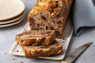 Saftiges Bananenbrot