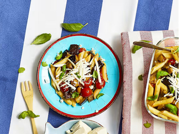 Pasta fredda alla norma.