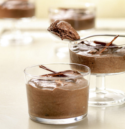 Luftiges Mousse-au-Chocolat