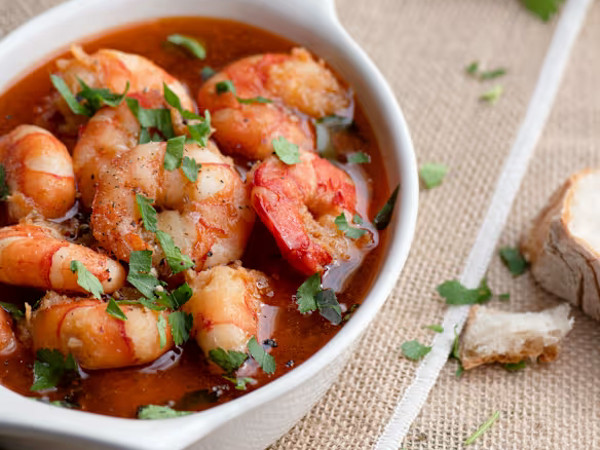 Gamberoni in salsa di cocco caramellata