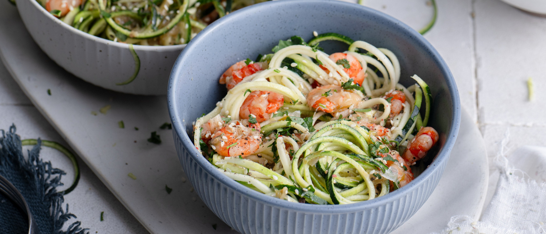 Spiralized courgette with shrimp and lemon sauce ID816173 cookidoo HQ JPG