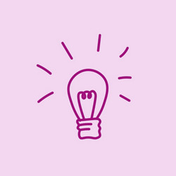 Icon Idee Glühbirne