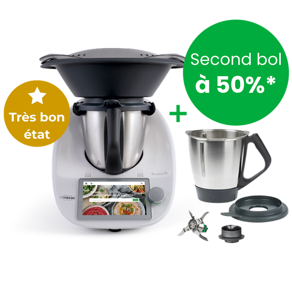 Thermomix TM6 avec Varoma et accessoires mention Très bon état et Second bol à 50