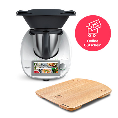 Thermomix® TM6 + Gleitbrett + € 200,– Online-Shop Gutschein