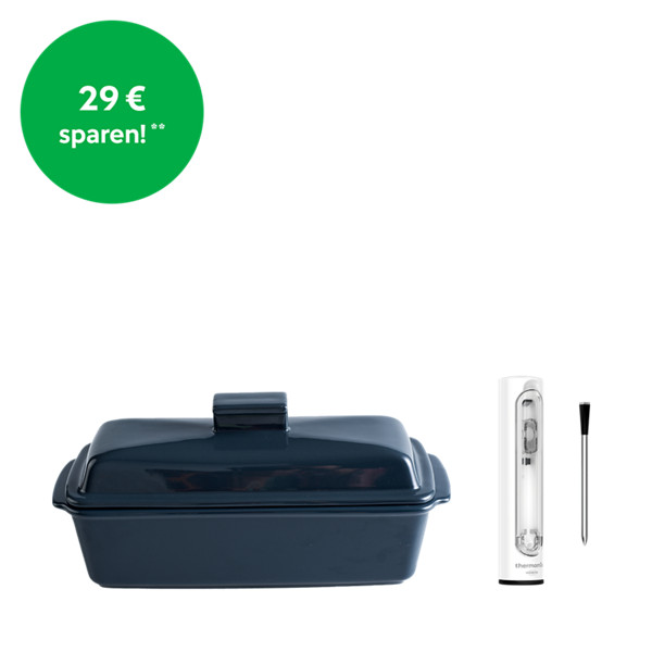 Thermomix® Sensor und Steingut-Form "Kastenform Kim"