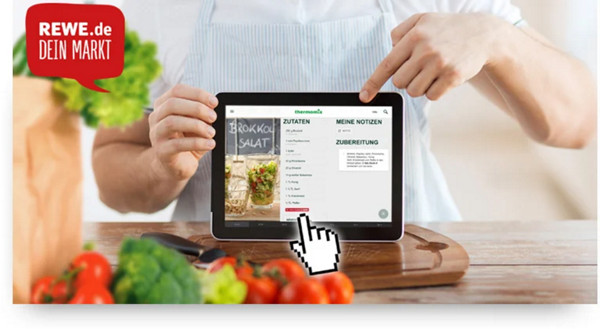 Thermomix Kooperationen Rewe Tablet