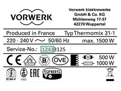 Thermomix Warnhinweis Service Nummer