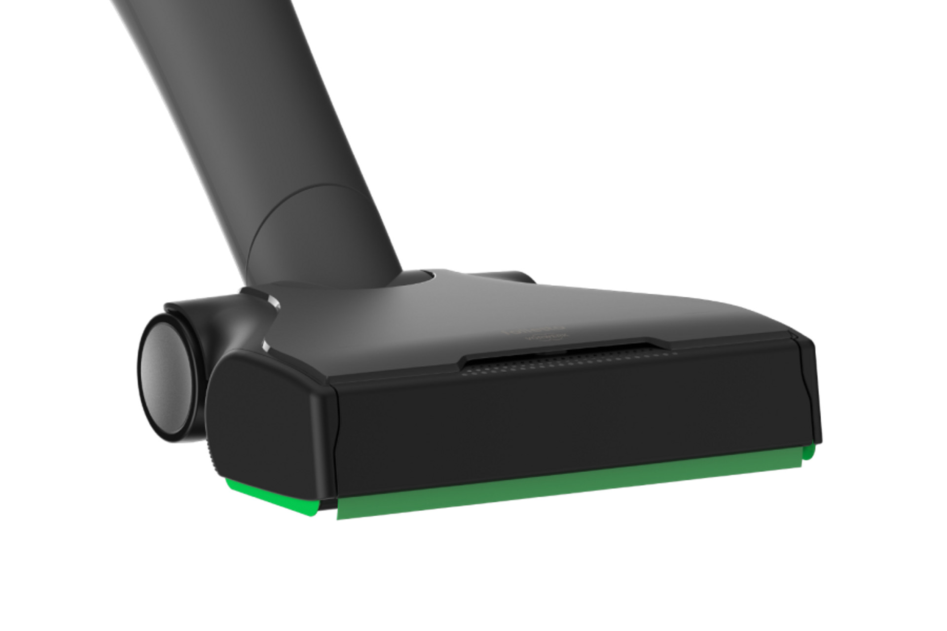 Sistema di pulizia Folletto VK7s Pure Black Limited Edition, dettaglio della base con EB7.