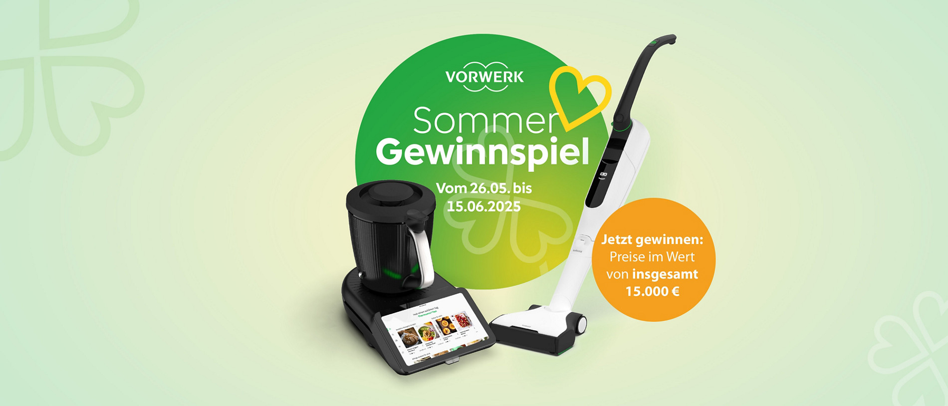 Sommer Gewinnspiel mit Preisen im Wert von insgesamt 15.000 €