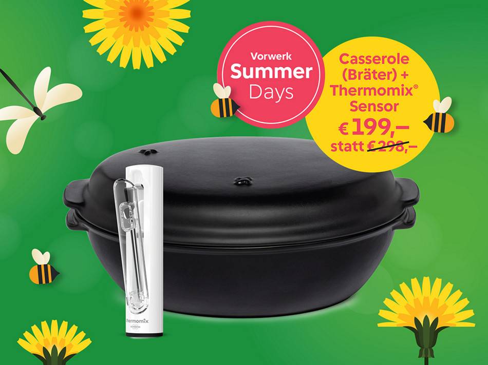 Thermomix® Bundle Casserole + Thermomix® Sensor zum Vorteilspreis