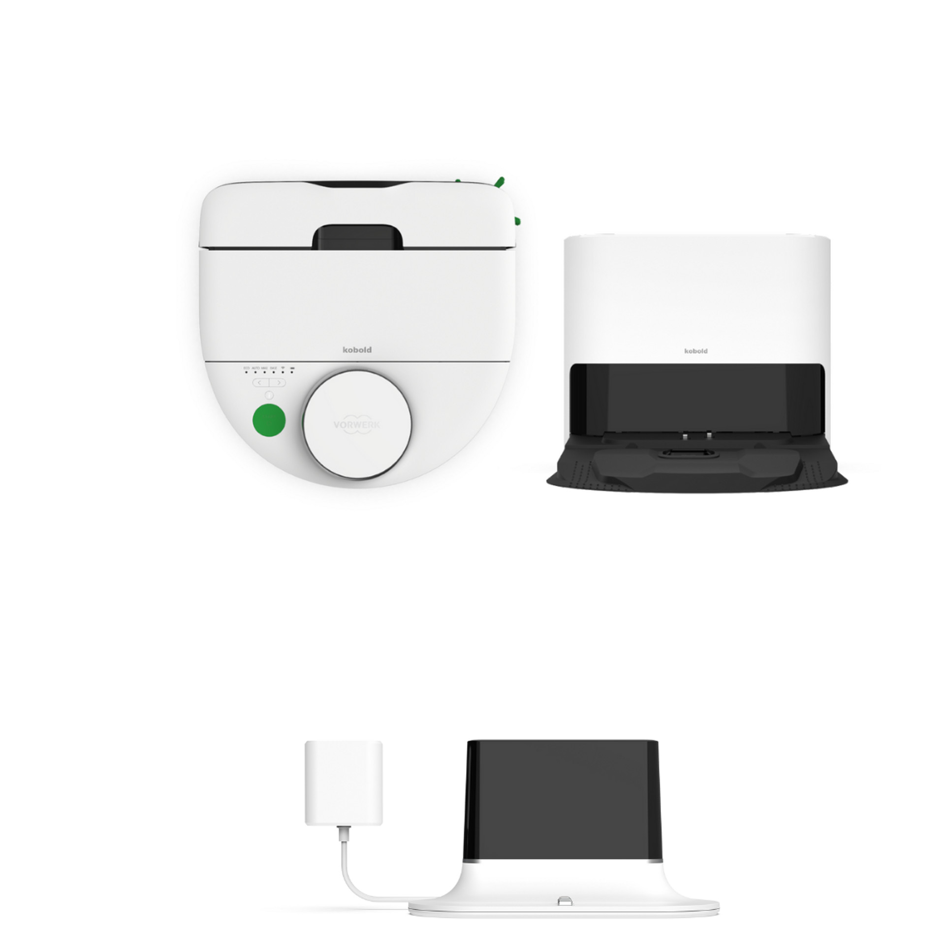 Robot sprzątający Kobold VR7 Premium ze stacją dokującą  RB7 oraz małą bazą ładującą CB7 