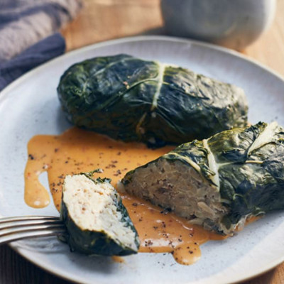 Vegetarische Mangoldrouladen