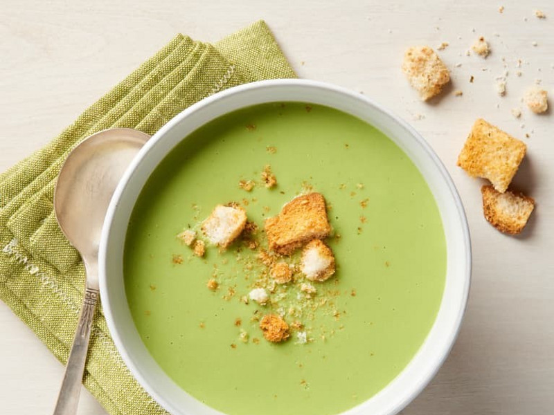 Impara a preparare una cremosa vellutata di piselli con Bimby®