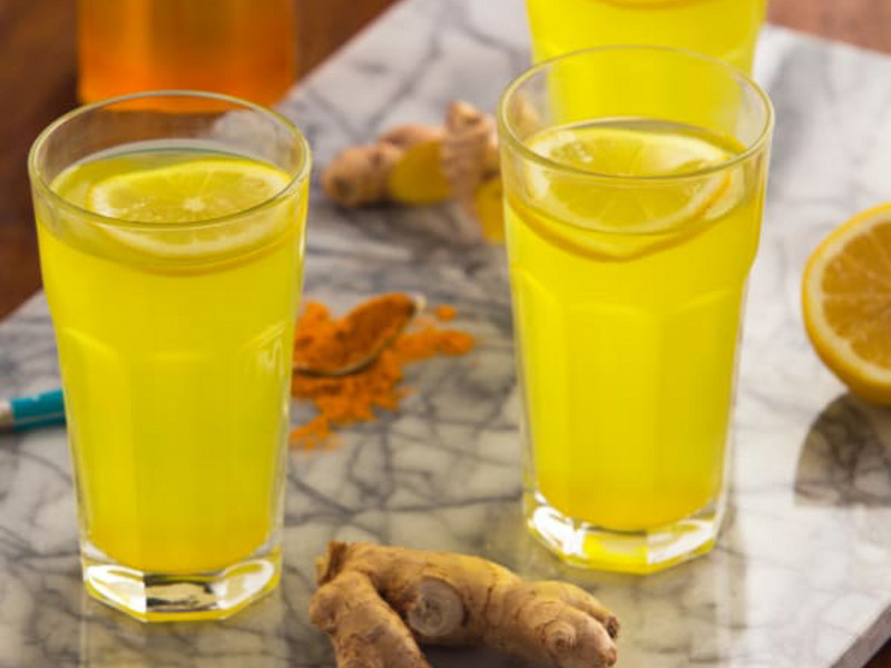 Infuso zenzero, limone e curcuma