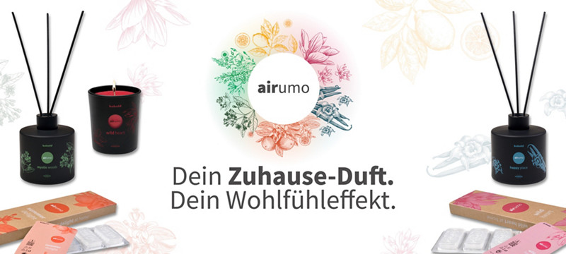 airumo Duftkerzen, Raumdüfte & Duftchips
