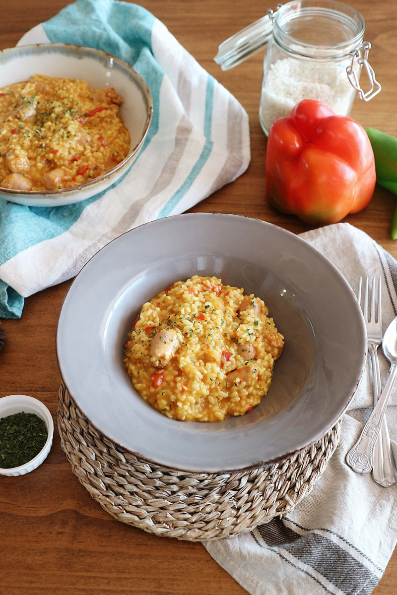  Thermomix® trucos de cocina recetas arroz meloso con salchichas con Thermomix® 2