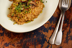 Gerstenrisotto Pilze