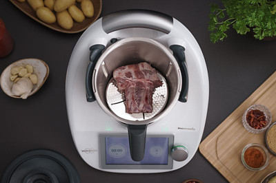 at thermomix peeler in use topview