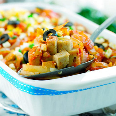"Bacalhoada" de seitan