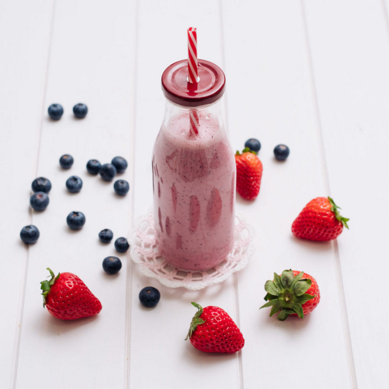  Thermomix® trucos de cocina recetas batido de fresas y arandanos con Thermomix® 1