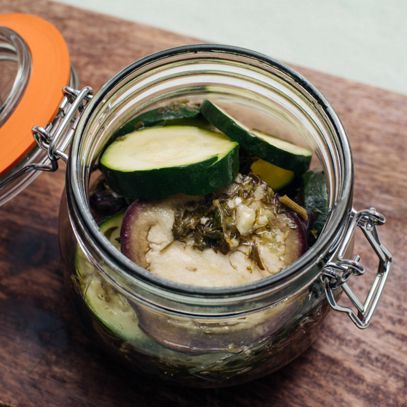  Thermomix® trucos de cocina recetas berenjenas y calabacines marinados con Thermomix® 1