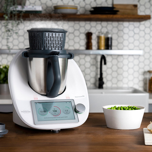 bimby tm6 peas and simmering basket on top