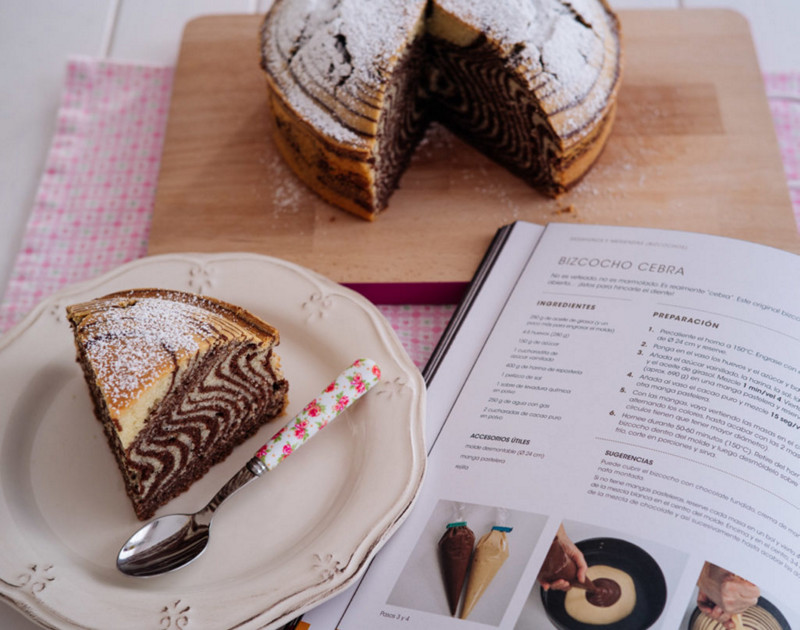  Thermomix® trucos de cocina recetas bizcocho cebra con Thermomix® 1