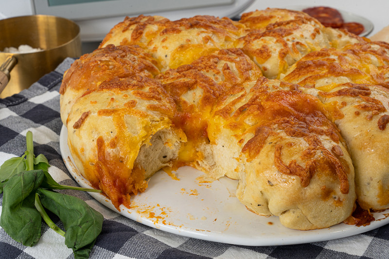 bocados de pizza y pepperoni 4