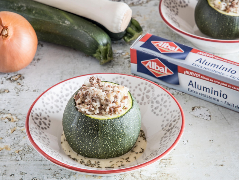  Thermomix® trucos de cocina recetas calabacines rellenos de arroz y carne 1