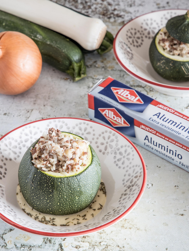  Thermomix® trucos de cocina recetas calabacines rellenos de arroz y carne 2