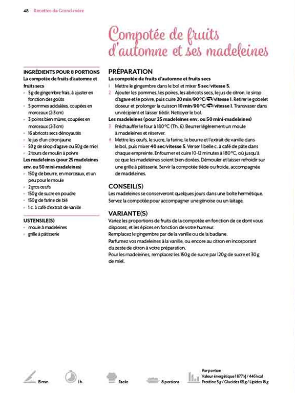 carnet cookidoor recettes de grand mere page5