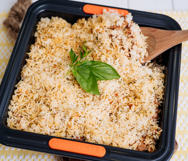  Thermomix® trucos de cocina recetas cazuela de arroz con carne con Thermomix® 1