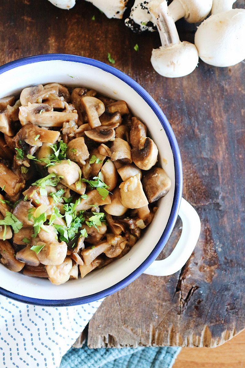  Thermomix® trucos de cocina recetas champinones al ajillo en Thermomix® 2