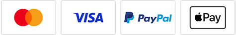 Zahlarten MasterCard, Visa, PayPal, Google Pay