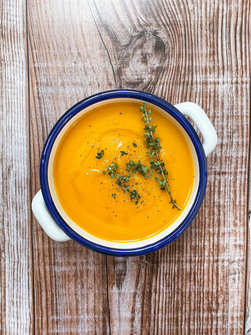  Thermomix® trucos de cocina recetas crema de calabaza con queso azul en Thermomix® 1