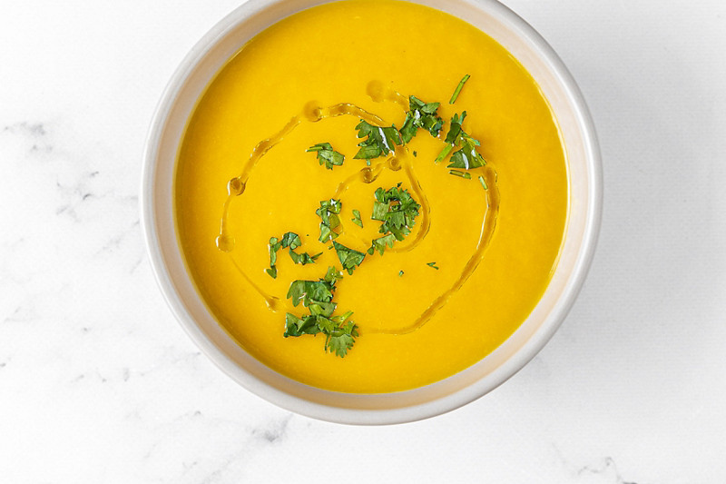 crema de calabaza y queso azul 1