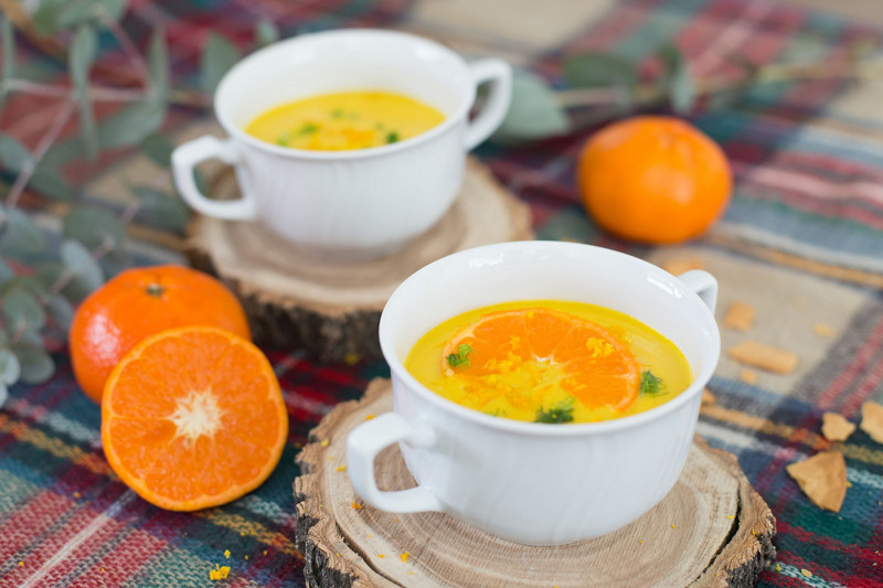 crema de hinojo y mandarina en thermomix 1