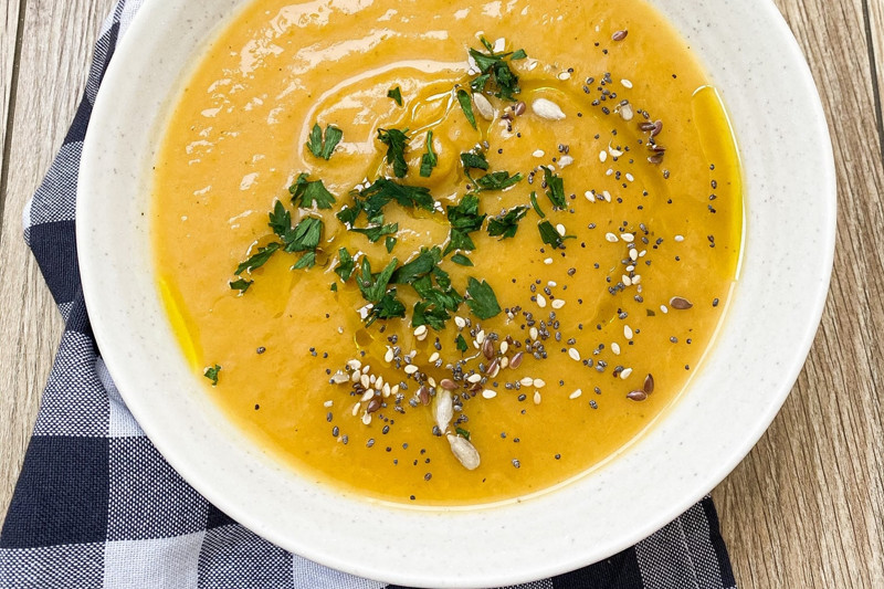 crema de patatas puerros y zanahorias en thermomix 1