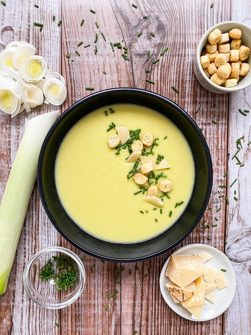  Thermomix® trucos de cocina recetas crema de puerros con parmesano en Thermomix® 1