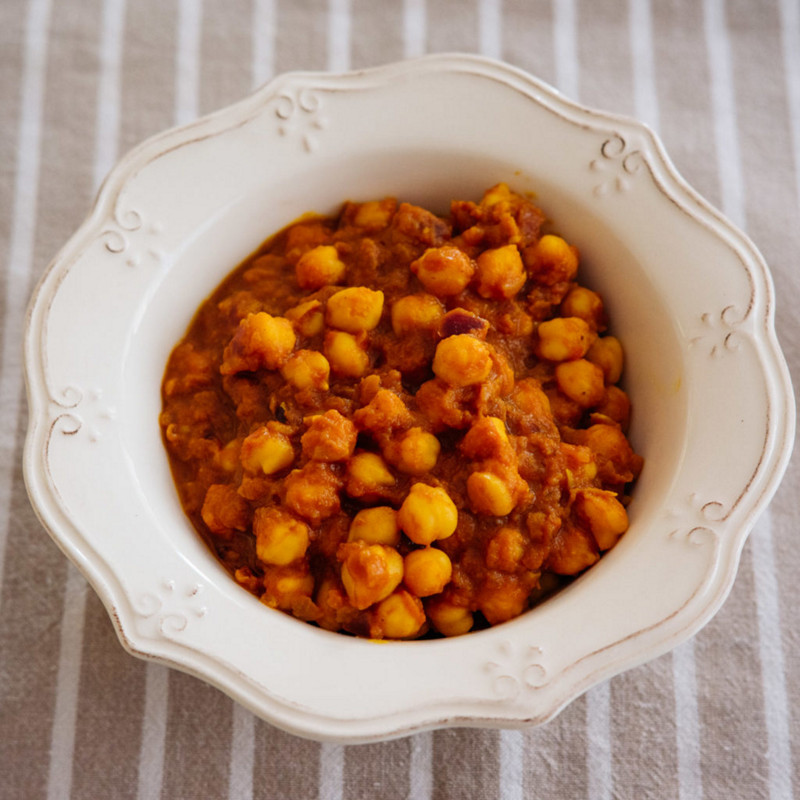  Thermomix® Thermomix® por el mundo recetas curry de garbanzos con Thermomix® chana masala 1