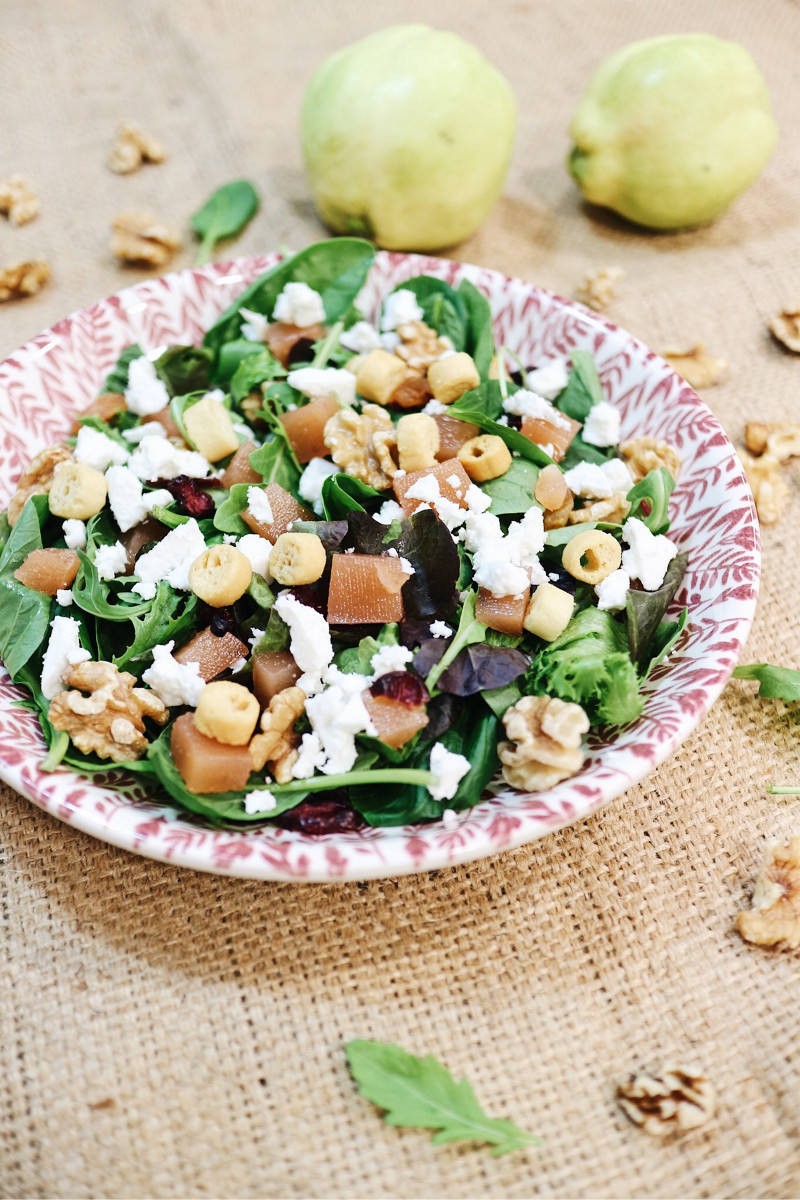  Thermomix® trucos de cocina recetas ensalada de dulce de membrillo y queso feta 1